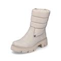 Rieker Damen Winterstiefel 74670, Frauen Stiefel,uebergangsstiefel,uebergangsschuhe,winterboots,outdoorschuhe,warm,boots,beige (60),37 EU / 4 UK