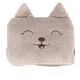 ASVIL Hot Water Bottle with Removable Fleece Cover Cute Cartoon Electric Heating Pad Handwarmer Warm Hand Bags (Color : Khaki)
