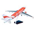 GUYANA copy airplane model 1:80 47cm With Wheels Airplane Aircrafts Airbus A320-200 For Air Asia Alloy Die Casting Plane Model Collection