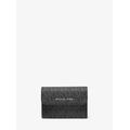 Michael Kors Cooper Logo Accordion Card Case (Black), BLACK