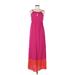 Old Navy Casual Dress Scoop Neck Sleeveless: Pink Print Dresses - Women's Size Medium