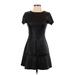 Rosie Harlow Casual Dress - A-Line: Black Dresses - Women's Size X-Small