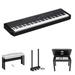 Yamaha P-525 88-Key Portable Digital Piano Kit with Wood Stand, Bench, 3-Pedal Uni P525B