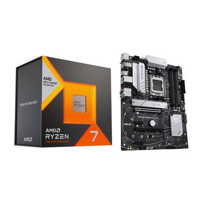 AMD Ryzen 7 7800X3D 4.2 GHz Eight-Core AM5 Processor & ASUS PRIME B650-PLUS ATX 100-100000910WOF