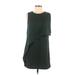 Re High Neck Sleeveless:named Casual Dress - Mini High Neck Sleeveless: Green Print Dresses - Women's Size Medium