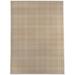 White 36 x 24 x 0.08 in Area Rug - COASTAL PLAID GOLD & TAN Laundry Mat By East Urban Home Polyester | 36 H x 24 W x 0.08 D in | Wayfair