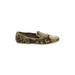 Louise Et Cie Flats: Gold Snake Print Shoes - Women's Size 7 1/2 - Round Toe