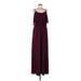 Show Me Your Mumu Casual Dress - A-Line Scoop Neck Sleeveless: Burgundy Solid Dresses - New - Women's Size Medium