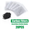 20 pacchi di filtri a carbone attivo per distillatori puri per distillatori d'acqua purificare