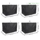 42/36/30/24 inch Dog Crates Cover Durable Oxford-Cloth Double Door Pet Kennels Covers Universal Fit