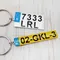 Portachiavi personalizzati portachiavi con targa personalizzata portachiavi con targa personalizzata portachiavi con foto portachiavi regalo per lui nuovi driver