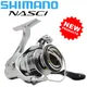 21 New SHIMANO NASCI Spinning Fishing Reel 5+1BB Hagane Gear Larger Spool Capacity Max 11kg Drag