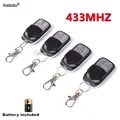 443 mhz 4CH Duplicatore telecomando Chiave Fob Distanza telecomando 433.92MHZ Clone per cancello porta garage con batteria 12V 27A