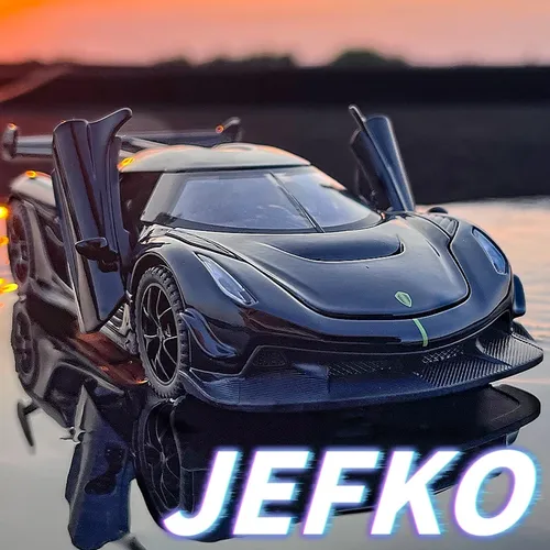 1:32 koenigsegg jesko supercar legierung modell auto spielzeug druckguss metallguss sound und licht