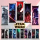 Star wars film hängende malerei anakin skywalker ben kenobi wand kunstwerk storm trooper scroll bild