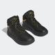 Sneaker ADIDAS SPORTSWEAR "HOOPS MID 3.0 KIDS" Gr. 36, schwarz (core black, core preloved yellow) Kinder Schuhe Trainingsschuhe