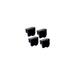 Black Plastic File Hanger Clips 4/pk #9000