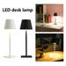 Modern Cordless Table Lamp Creative LED Desk lamp 4200mAh RechargeableTouch Night Light Bedside Lamp Wireless Minimalist Design for Couple Dinner Restaurant Bedroom