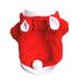 CICRKHB Dog Clothes Cotton Costume for Halloween Pet Clothes Halloween Costume Autumn and Winter Thicken Double Layer Cotton Wool Transformation Suit Rabbit Suit Pet Supplies Red