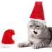 AdjustablePet Dog Santa hat Costume 3D Christmas Santa Claus Cap for Dogs Cats Xmas Party Dressup Decoration (Small)