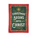 Evergreen Garden Flag Christmas Begins with Christ Applique Double Sided Indoor Outdoor Decor 18 x 12.5