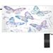 Hyjoy Microfiber Beach Towels Watercolor Butterflies Sand Free Beach Towel Quick Dry Beach Towel Extra Large Beach Towels for Adults Kids 60x30 in Travel Towel Camping Towel