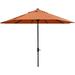 9 Feet Outdoor Umbrella With Crank And Tilt Excellent Sun Protection Umbrella Canopy UPF 50
