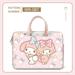 Laptop Bag Laptop Sleeve Case Pink Handle Cute Handbag PU Shockproof Carrying Bag 12 13 14 15 17 inch For Macbook/Dell/HP/Asus