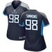 Jeffery Simmons Women's Nike Navy Tennessee Titans Custom Game Jersey