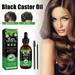 XEOVHV Black Castor Oil (2 oz) Organic Castor Oil for Body Moisturizing Massage Oil for Aromatherapy Castor Oil for Hair Growth Pure Cold Pressed Black Castor Oil Organic Hair Oil Body Oil