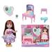 Okwish Play House Toys Pretend Store Parent-Child Interaction Double Bed Kids Pvc Kikilove Set Safe Non-Toxic Plastic Children