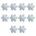 MyBeauty 10Pcs Christmas Resin Accessories Compact Cartoon Design Adorable DIY Random Styles Holiday Decorations for Phone Cases Stockings