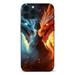 ONETECH Case Compatible with iPhone 11 Pro Case Ice and fire Dragon Case for iPhone 11 Pro Cases for Men Women Gift Pattern Design Shockproof Transparent Bumper Protective Cover Case