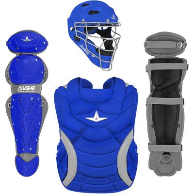 All Star Heiress Fastpitch Softball Catching Kit Royal
