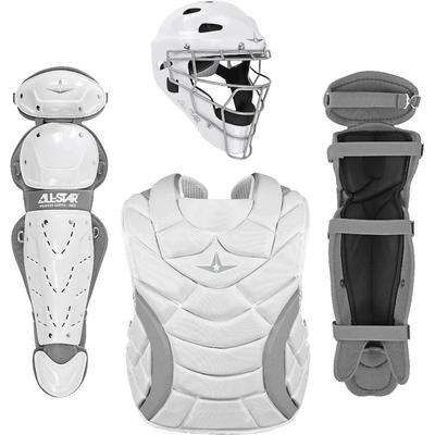 All Star Heiress Fastpitch Softball Catching Kit White
