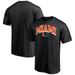 Men's Fanatics Branded Black Miami Hurricanes Line Corps T-Shirt