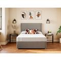 Sealy Newman Support Double Divan Bed - Grey