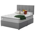 Sealy Abbot Pillowtop Kingsize 2 Drawer Divan Bed - Grey