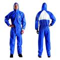 3M 4530+B L Coverall, 4530, Blue, Large