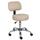 Boss Caressoft Armless Doctor's Stool with Backrest, Beige (B245-BG)