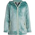 Softest Fleece Hooded Jacket, Kids, size: 10-12 yrs, regular, Blue, Polyester, by Lands' End