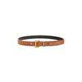 Saint Laurent Monogramme Belt in Brick - Brown. Size 70 (also in 65, 85, 90).