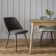 Set of 2 Terra Dining Chair Slate Grey