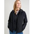 Black Hooded Active Jacket