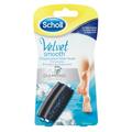 Scholl Velvet Smooth Replacement Heads For Electronic Foot File 2 pc