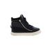 Giuseppe Zanotti Sneakers: Black Print Shoes - Women's Size 36 - Round Toe