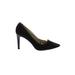 Bandolino Heels: Pumps Stilleto Cocktail Black Print Shoes - Women's Size 6 1/2 - Pointed Toe