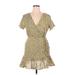 BB Dakota Casual Dress: Yellow Dresses - Women's Size X-Large