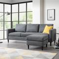 Marius Corner Sofa - Grey