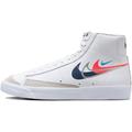 NIKE Blazer Mid '77 Sneakers White Trainers Men FJ4827 100 (White, UK Footwear Size System, Adult, Men, Numeric, Medium, 9.5)